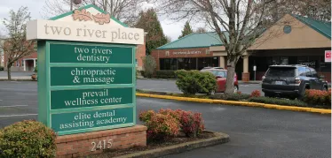 Two Rivers Dentistry exterior sign in Vancouver, WA